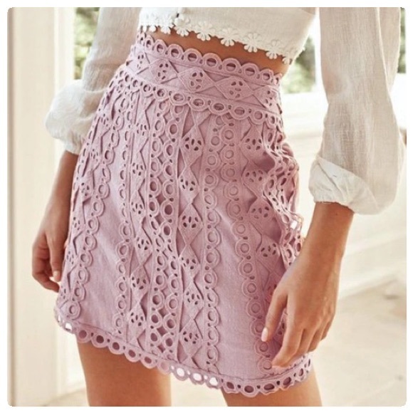 *CLEARANCE* Dusty Rose Casual Club Skirt - Picture 2 of 10